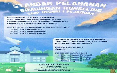 STANDAR PELAYANAN BIMBINGAN KONSELING