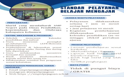STANDAR PELAYANAN BELAJAR MENGAJAR